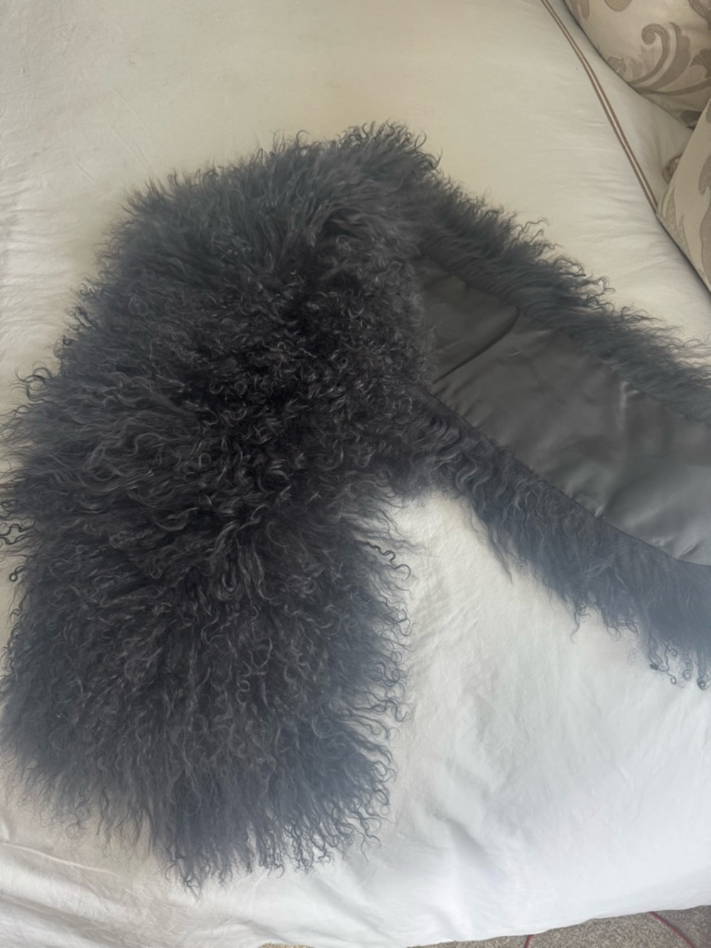 LK Bennett Mongolian Lamb Scarf/Shall/Wrap